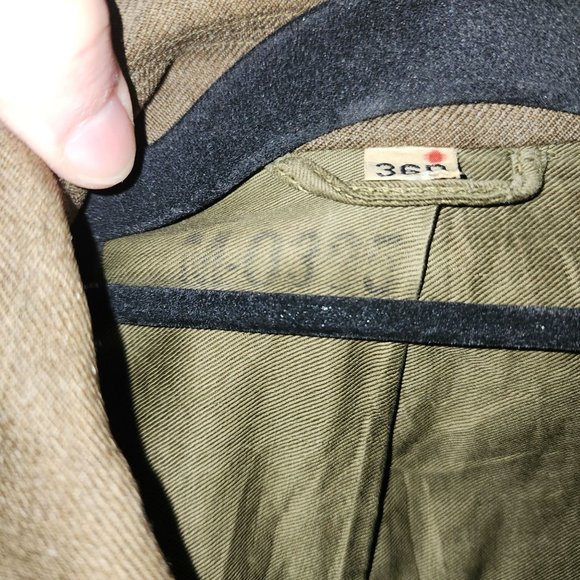 Vintage Wool Military Jacket WWII Mens size 36R - Picture 5 of 5